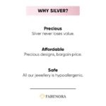 Silver Necklace Gift For Girlfriend/Wife | Necklace Gift