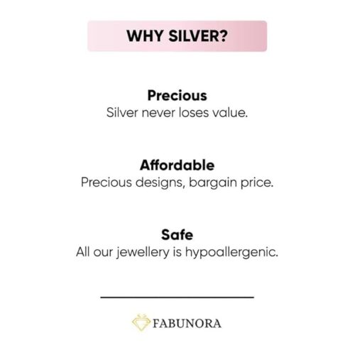 Silver Necklace Gift For Girlfriend/Wife | Necklace Gift