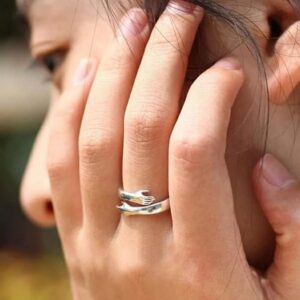 Hug Pendant & Ring Set | Forever Close | Combo offer 6 hug ring4