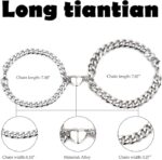 2PCS Matching Heart Bracelets for Couples Long Distance