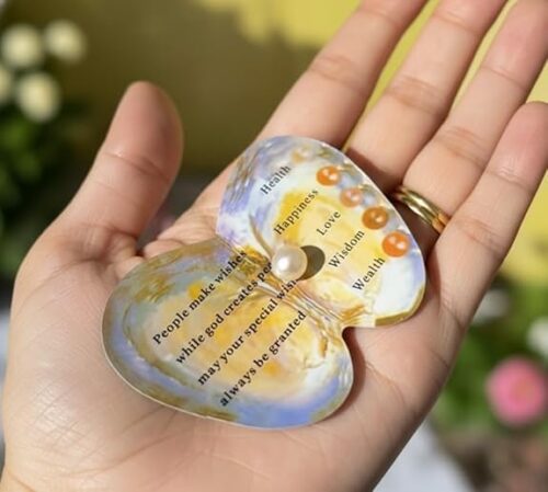 Oyster pearl pendant Ear Ring & Ring