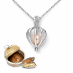 Oyster pearl pendant Ear Ring & Ring